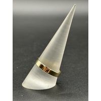 Unisex 9ct Yellow Gold Plain Band Ring
