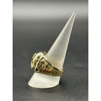 Men’s 9ct Yellow Gold Harley-Davidson Skull Ring