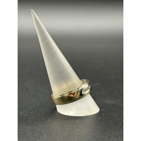 Men’s 10ct Yellow Gold Diamond Band Ring
