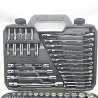 Supatool STP2134 134pc Socket Spanner Set Metric Imperial 1/4 1/2 Inch Drive