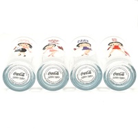 Coca-Cola Betty Boop Tumbler Glasses Set of 4 Retro Style Collectible