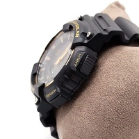 Casio AQS810W-1A3 Tough Solar Analog Digital Mens Watch Black Gold