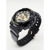 Casio Baby-G BA-110X-1ADR Black Gold Analog Digital Quartz Watch
