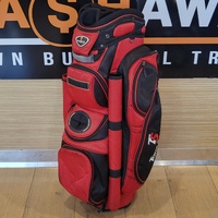 Srixon Tour Special Golf Cart Bag & Shark Travel Cover Red Black