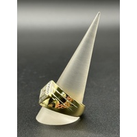 Men’s 18ct Yellow Gold Diamond Ring