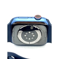 Apple Watch Series 7 45mm Blue Aluminum Case with Abyss Blue Sport Band WiFi