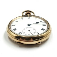 Star Dennison 9ct Gold Plated Case Hand-Wind Pocket Watch 47mm