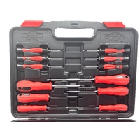 888 Tools 22pc Screwdriver Set Go-Thru Phillips Slotted Precision Case