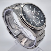 Seiko SSB299P1 Mens Chronograph Watch Black Dial Quartz Tachymeter