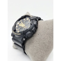 Casio G-Shock GMA-S140M Analog Digital Sports Watch Black Gold Compact
