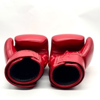 Fairtex BGV1 16oz Tight Fit Boxing Gloves Red Genuine Leather Thailand