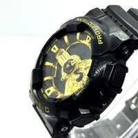 Casio G-Shock GA-110GB Analog Digital Display Mens Watch Black/Gold 20 Bar WR