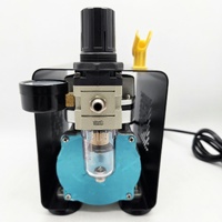 1/5 HP Mini Air Compressor 1450 RPM 23L/Min Portable Airbrush Hobby Tool