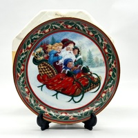 Princess House 1998 The Sleigh Ride Porcelain Collector Plate Christmas Decor