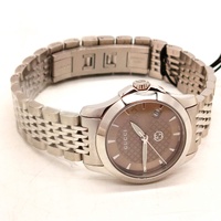 Gucci G-Timeless 126.5 26mm Ladies Watch YA1265007 Brown Dial Steel Bracelet
