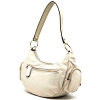 GUESS Gemma Shoulder Bag Women's Taupe Recycled Nylon Handbag EYG839517