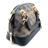 GUESS Cathleen II Midnight Logo Dome Satchel Bag Crossbody with Strap