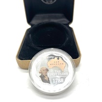 2008 Perth Mint First Fleet 1oz 99.9% Silver Proof Coin $1 with COA