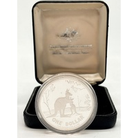 2007 Australian $1 Silver Kangaroo Proof Coin Rolf Harris Artist Series