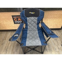 OZtrail Titan Elite Camping Chair Twin Pack 250kg Heavy Duty Pair
