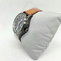 Nixon The Sentry Solar Analogue Leather Band Mens Watch Gunmetal A1347