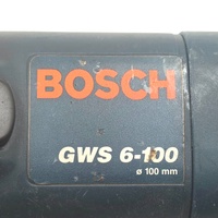 Bosch GWS 6-100 670W 100mm Corded Angle Grinder with Pin Spanner No Handle