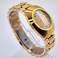 Vintage Rado DiaStar Automatic Mens Watch Gold Dial Day Date 648.0413.3 Swiss
