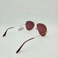 Ray-Ban RB3025 Aviator Large Metal Sunglasses Arista Gold Red Lens
