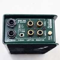 Radial Engineering ProAV1 Passive Multimedia DI Direct Box 1 Channel Mono XLR RCA