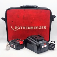 Rothenberger ROCAM 4 Pipe Inspection Camera Reel 18V Battery Charger Kit