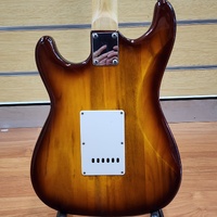 Sunburst Strat Style Electric Guitar 6 String SSS Pickups