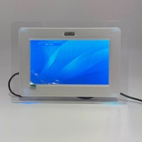 Nesa 7 Inch Digital Photo Frame DPF-07018F White Acrylic Desktop Display