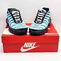 Nike Air Max Plus TN Aqua Silver Black Mens US 9 Sneakers CV8838-400 With Box