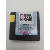NBA Live 95 Sega Genesis Complete Retro Video Game Vintage Sports