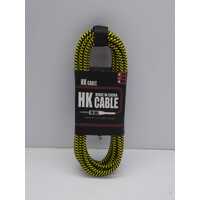 HK Cable 5M Guitar Leads 1/4 inch 6.5 mm mono phono jack (New)