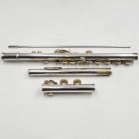 Armstrong Flute With Hard Case Preowned Silver Tone Closed Hole Flute