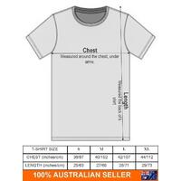 T-Shirt AU Flag Aussie Pride with Attitude Street Fashion Mens Ladies AU STOCK [Size: M - 40in/102cm Chest]