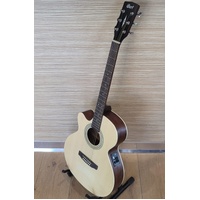 Cort SFX-ME Left Handed Acoustic Guitar with Built-In Tuner Slim Body