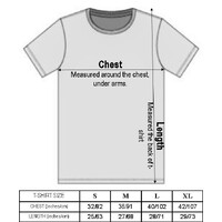 T-Shirt Casual Cool Chic Tattoo Style Street Fashion Mens Ladies [Size: M - 36in/91cm Chest]