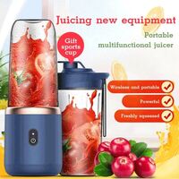 Portable Electric Blender Juicer & Smoothy, USB Rechargeable Multi-Function (NEW)