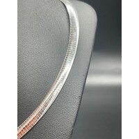 Ladies 925 Sterling Silver Snake Link Necklace NEW