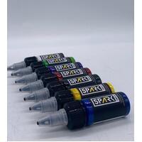 Spark Tattoo Ink Multi-Colour Set - 15 ml Bottles (7 x 15ml) (New)