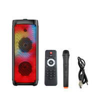 NEW Party Karaoke System Dual 8 Inch High Power Light Show Super Bass Bluetooth by SING-E