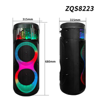 NEW SING-E Dual 8 inch HiFi Loud Speaker Super Bass Wireless Party Speaker