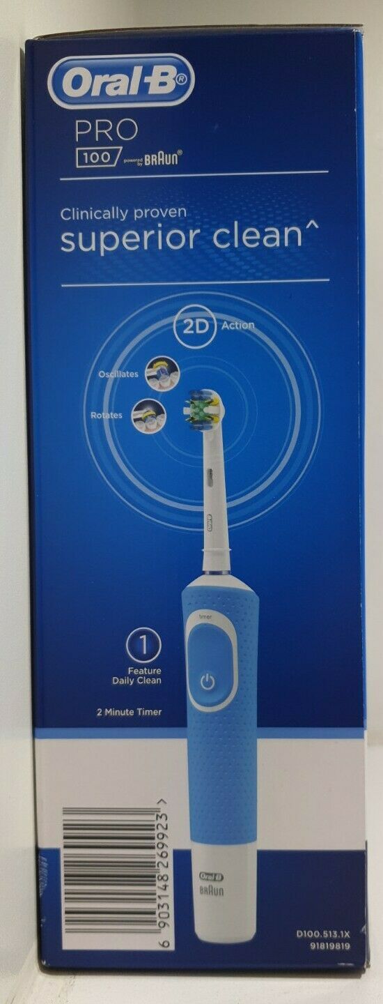 oral b pro 100 floss action
