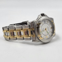 Adina Oceaneer Sports Watch 100m WR Stainless Steel Mens Quartz Two Tone