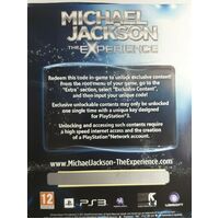 Michael Jackson The Experience Sony Playstation 3 Ps3 Game Disc 
