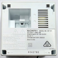 Sony ICF-C1 AM/FM Clock Radio Alarm Clock White Cube Bedside Radio