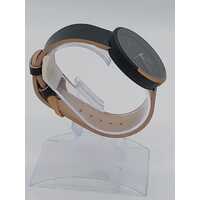 Uncle Jack Unisex Quartz Watch BE x UJ Genuine Leather Black Strap