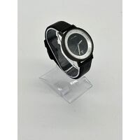 Terrance Williams x Uncle Jack Unisex 34mm Black Leather Band Watch